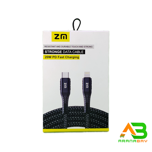 کابل شارژ  Type-c to iphone برند ZM مدل Strong cable